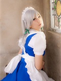 cosplay美女套图 c77 Sakuya Izayoi　白丝假发扮相(1)(68)